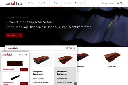 Website-Relaunch Das Metalldach